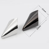 Maxbell 5x2 Pieces Shoes Pointed Protector Steel for Boots High Heels Shoes Protection Silver