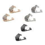 Maxbell 2x Shoes Pointed Protector Women Decoration for Shoes Protection Accessories Gold