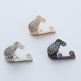 Maxbell 2x Shoes Pointed Protector Women Decoration for Shoes Protection Accessories Gold
