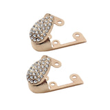 Maxbell 2x Shoes Pointed Protector Women Decoration for Shoes Protection Accessories Gold