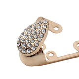 Maxbell 2x Shoes Pointed Protector Women Decoration for Shoes Protection Accessories Gold
