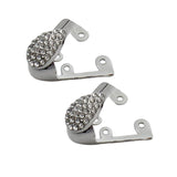 Maxbell 2x Shoes Pointed Protector Women Decoration for Shoes Protection Accessories Silver