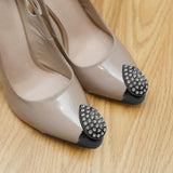 Maxbell 2x Shoes Pointed Protector Women Decoration for Shoes Protection Accessories Black