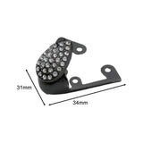 Maxbell 2x Shoes Pointed Protector Women Decoration for Shoes Protection Accessories Black
