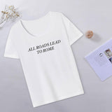 Maxbell Women's T Shirt Regular Fit Costume Summer Tops for Traveling Holiday Office M