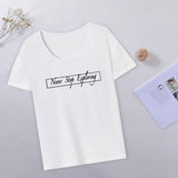 Maxbell Women's T Shirt Ladies Clothing Crewneck Shirt for Traveling Shopping Office XL