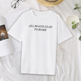 Maxbell Women's T Shirt Female Outfits Basic Tee Shirt for Travel Camping Daily Wear S