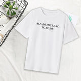 Maxbell Women's T Shirt Female Outfits Basic Tee Shirt for Travel Camping Daily Wear S