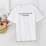 Maxbell Women's T Shirt Female Outfits Basic Tee Shirt for Travel Camping Daily Wear S