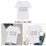 Maxbell Women's T Shirt Streetwear Tee Shirt for Street Office Walking S
