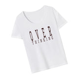 Maxbell Women's T Shirt Streetwear Tee Shirt for Street Office Walking L