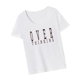 Maxbell Women's T Shirt Streetwear Tee Shirt for Street Office Walking XL