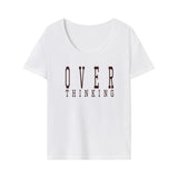 Maxbell Women's T Shirt Streetwear Tee Shirt for Street Office Walking XL