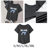 Maxbell T Shirt for Women Ladies Trendy Basic Tee Shirt for Vacation Holiday Walking S