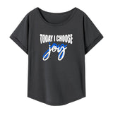 Maxbell T Shirt for Women Ladies Trendy Basic Tee Shirt for Vacation Holiday Walking M