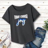 Maxbell T Shirt for Women Ladies Trendy Basic Tee Shirt for Vacation Holiday Walking L