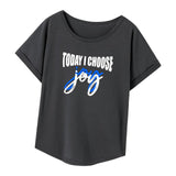 Maxbell T Shirt for Women Ladies Trendy Basic Tee Shirt for Vacation Holiday Walking XL