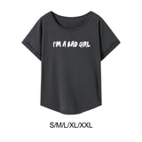 Maxbell T Shirt for Women Female Trendy Souvenir Basic Tee for Commuting S