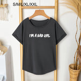 Maxbell T Shirt for Women Female Trendy Souvenir Basic Tee for Commuting S