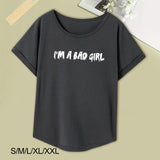 Maxbell T Shirt for Women Female Trendy Souvenir Basic Tee for Commuting S