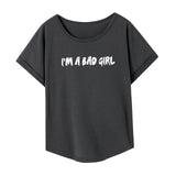 Maxbell T Shirt for Women Female Trendy Souvenir Basic Tee for Commuting S