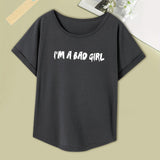 Maxbell T Shirt for Women Female Trendy Souvenir Basic Tee for Commuting S