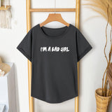 Maxbell T Shirt for Women Female Trendy Souvenir Basic Tee for Commuting XXL