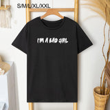 Maxbell T Shirt for Women Comfortable Trendy Crew Neck Tee for Travel Trip Commuting S