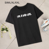 Maxbell T Shirt for Women Comfortable Trendy Crew Neck Tee for Travel Trip Commuting S