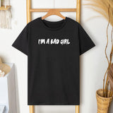 Maxbell T Shirt for Women Comfortable Trendy Crew Neck Tee for Travel Trip Commuting M