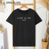 Maxbell T Shirt for Women Souvenir Clothing Crewneck Tee for Traveling Beach Camping S
