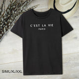 Maxbell T Shirt for Women Souvenir Clothing Crewneck Tee for Traveling Beach Camping S