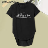 Maxbell T Shirt for Women Clothes Simple Crewneck Tee for Work Traveling Backpacking S