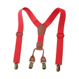 Maxbell Kids Suspenders Heavy Duty Elastic Straps Strong Metal Clips Pants Suspender