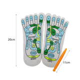 Maxbell 2xFoot Massage Socks Hosiery Reflexology Socks for Adults Unisex Women and Men