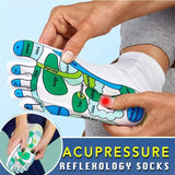 Maxbell 2xFoot Massage Socks Hosiery Reflexology Socks for Adults Unisex Women and Men