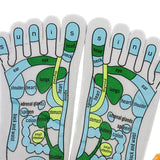 Maxbell 4xFoot Massage Socks Hosiery Reflexology Socks for Adults Unisex Women and Men