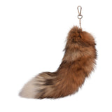 Maxbell Maxbell Faux Fur Tail Keychain Fashion Charm Handmade Bag Pendant for Car Gift Women Style A