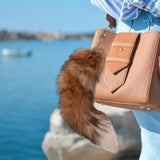 Maxbell Maxbell Faux Fur Tail Keychain Fashion Charm Handmade Bag Pendant for Car Gift Women Style A