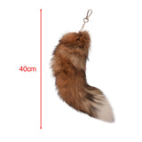 Maxbell Maxbell Faux Fur Tail Keychain Fashion Charm Handmade Bag Pendant for Car Gift Women Style A