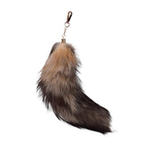 Maxbell Maxbell Faux Fur Tail Keychain Fashion Charm Handmade Bag Pendant for Car Gift Women Style C