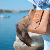Maxbell Maxbell Faux Fur Tail Keychain Fashion Charm Handmade Bag Pendant for Car Gift Women Style C