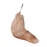 Maxbell Maxbell Faux Fur Tail Keychain Fashion Charm Handmade Bag Pendant for Car Gift Women Style D