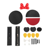 Maxbell 2xDIY PU Leather Bag Making Kit Handmade for Beginners Crafts DIY Shoulder Bag With Bow