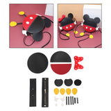 Maxbell 4xDIY PU Leather Bag Making Kit Handmade for Beginners Crafts DIY Shoulder Bag With Bow
