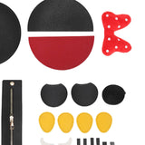 Maxbell 4xDIY PU Leather Bag Making Kit Handmade for Beginners Crafts DIY Shoulder Bag With Bow