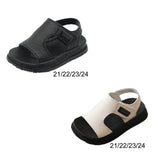 Maxbell Children Sandals Casual Lightweight Non Skid Comfortable Open Toe Boys Shoes White 21