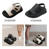 Maxbell Children Sandals Casual Lightweight Non Skid Comfortable Open Toe Boys Shoes White 21