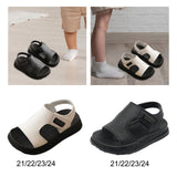 Maxbell Children Sandals Casual Lightweight Non Skid Comfortable Open Toe Boys Shoes White 21