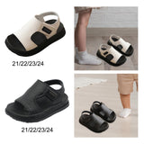 Maxbell Children Sandals Casual Lightweight Non Skid Comfortable Open Toe Boys Shoes White 21